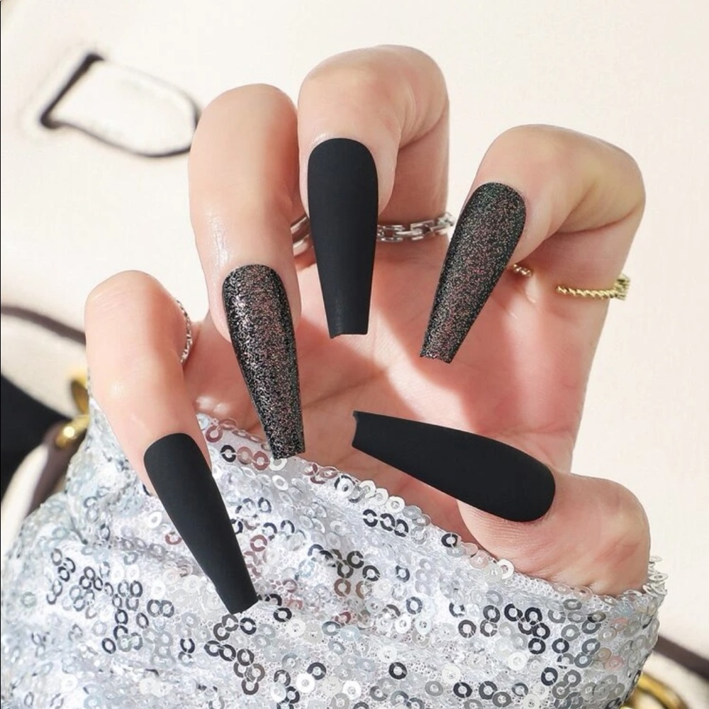 Glitter Fake Nail